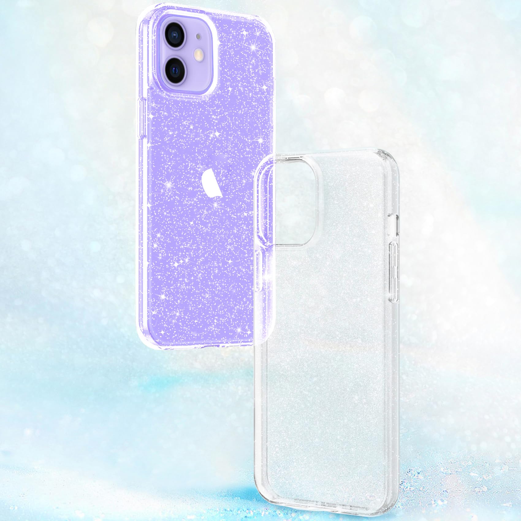 Amazon.com: JJGoo Crystal Glitter Designed for iPhone 12 Case/for